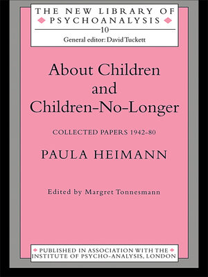 cover image of About Children and Children-No-Longer